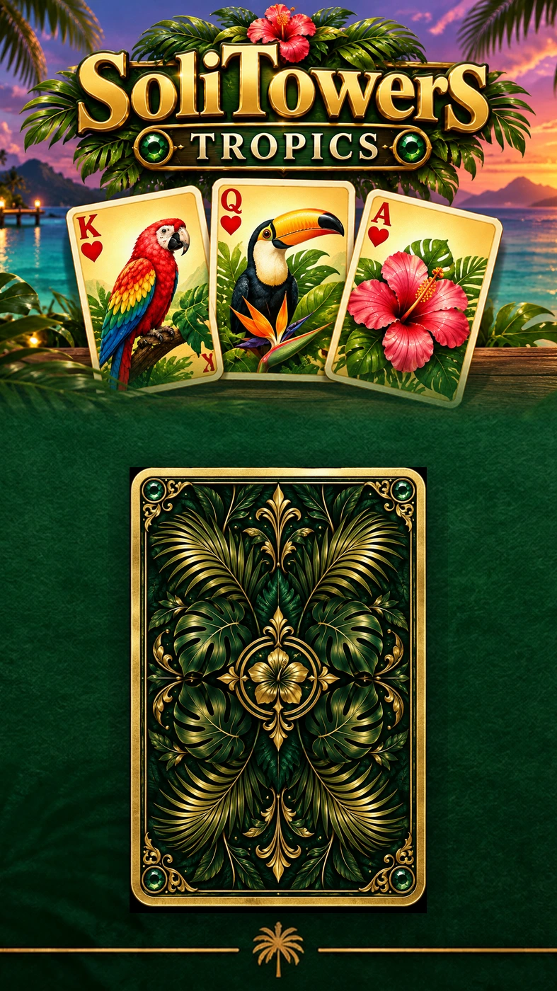 Originaler Google-Play-Screenshot von SoliTowers: Tropics